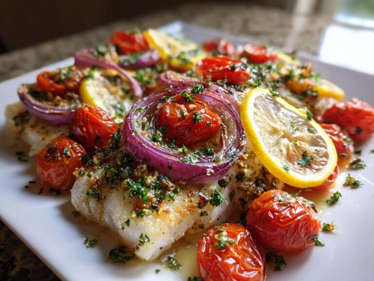 Mediterranean Baked Fish