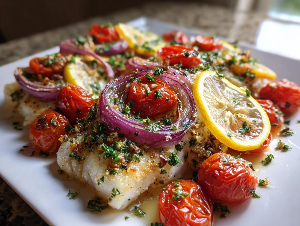 Mediterranean Baked Fish
