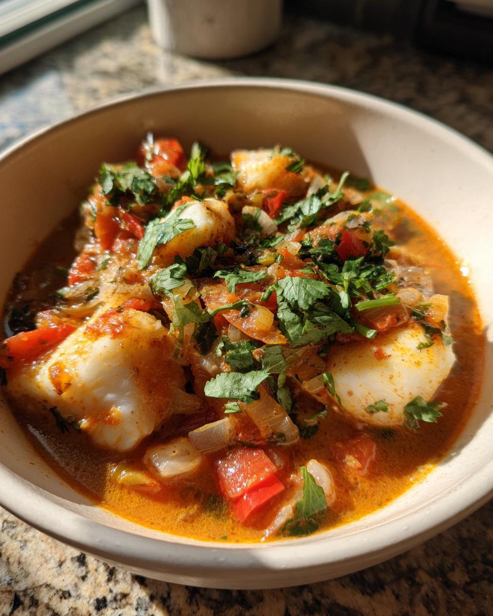 Moqueca Brazilian Fish Stew with Coconut and Tomatoes - detail 2
