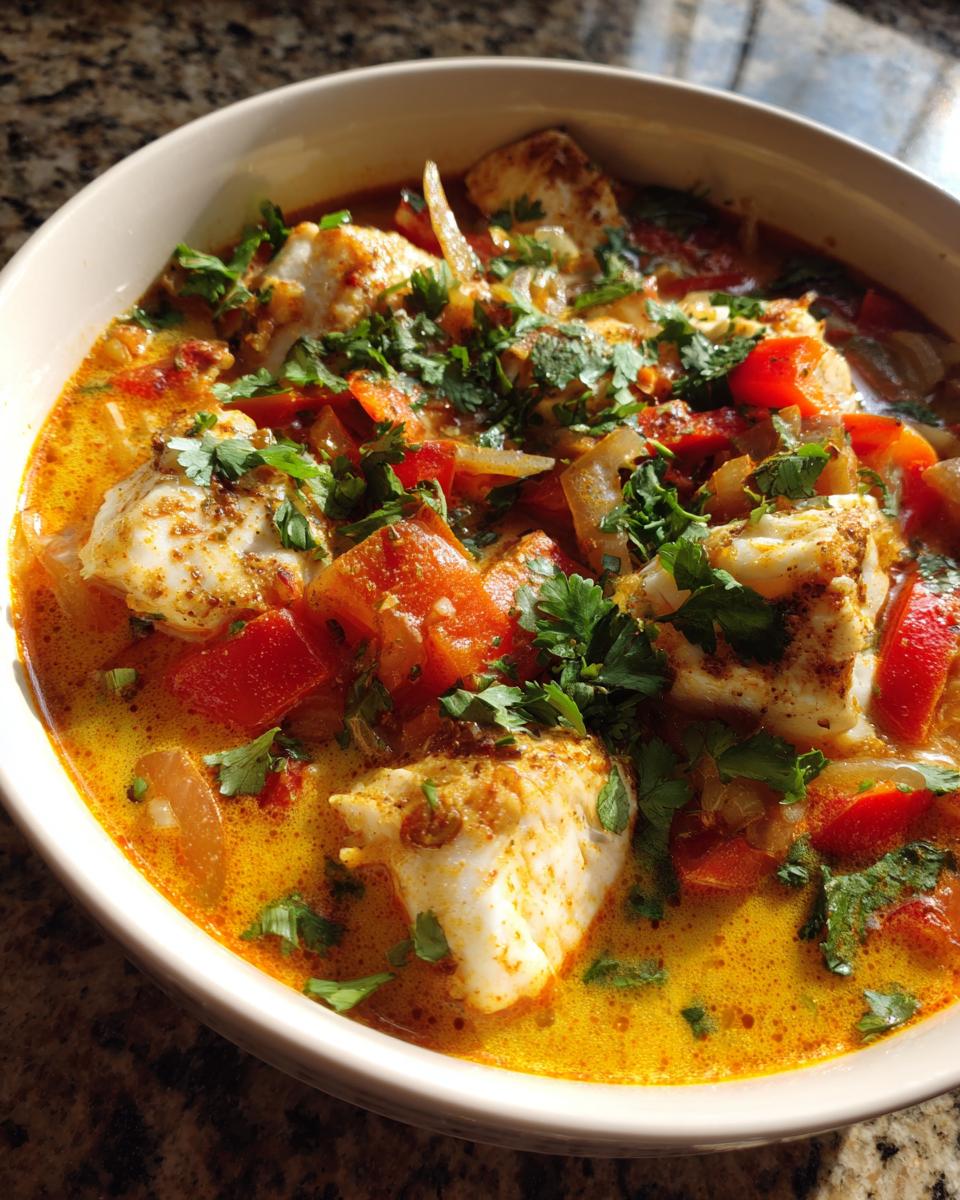 Moqueca Brazilian Fish Stew with Coconut and Tomatoes - detail 4