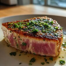 Succulent Garlic Butter Ahi Tuna Recipe in 15 Minutes