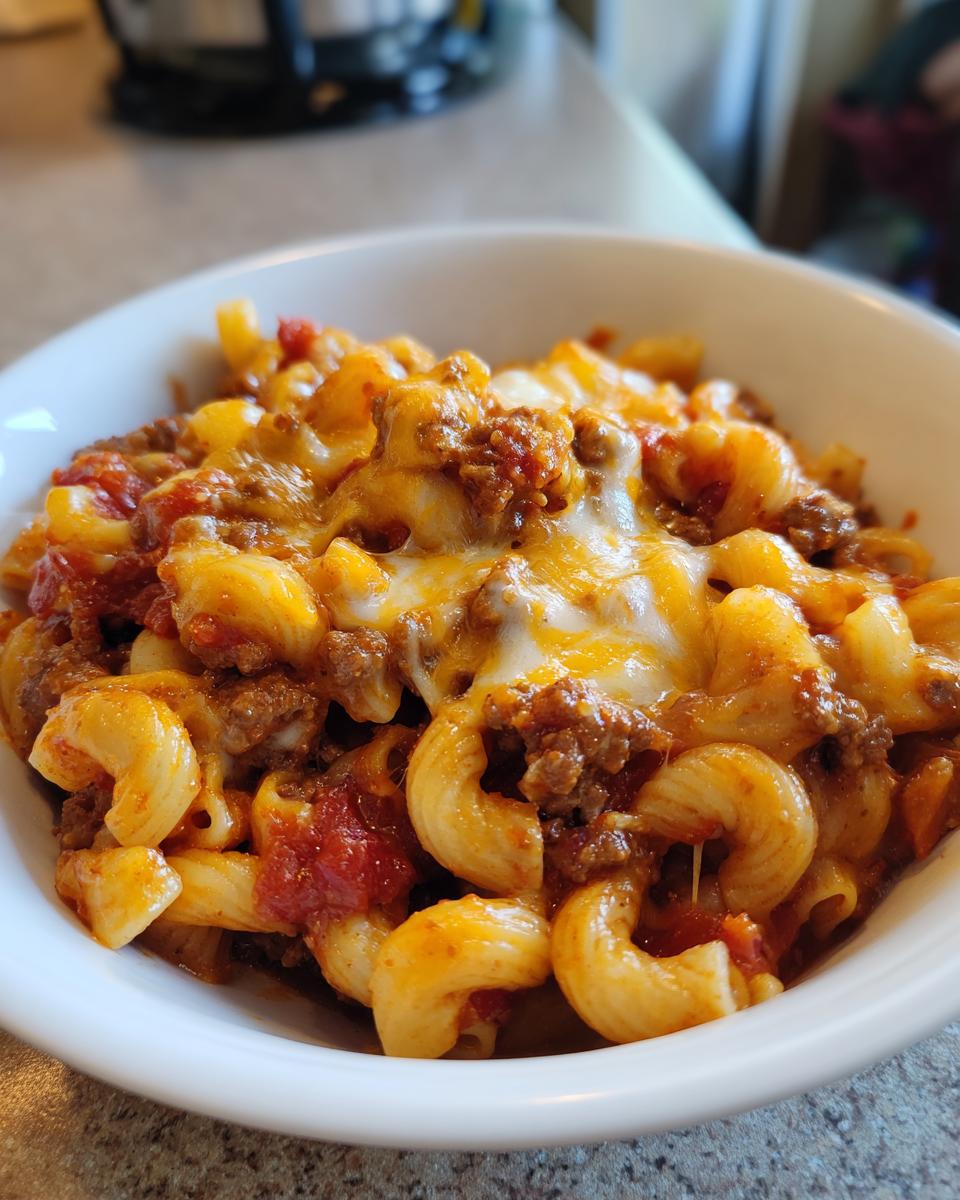 One-Pot Cheesy Hamburger Casserole - detail 2