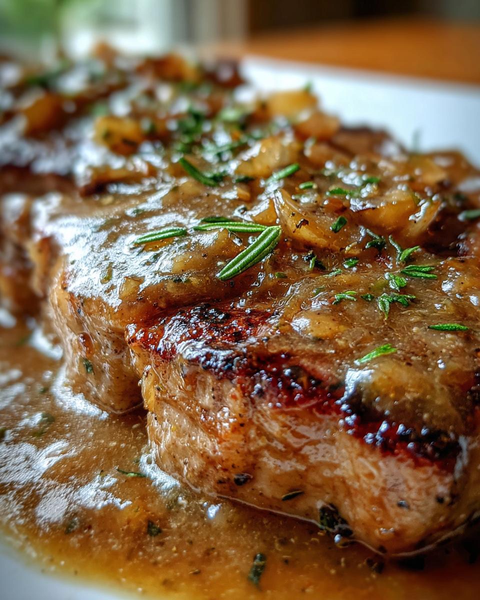 Onion Gravy Smothered Steak Recipe - detail 2