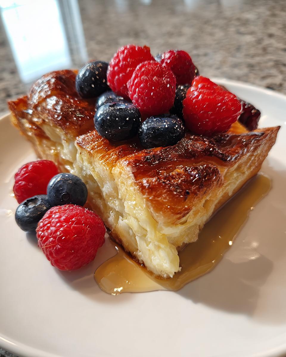 Overnight Croissant Breakfast Casserole - detail 2