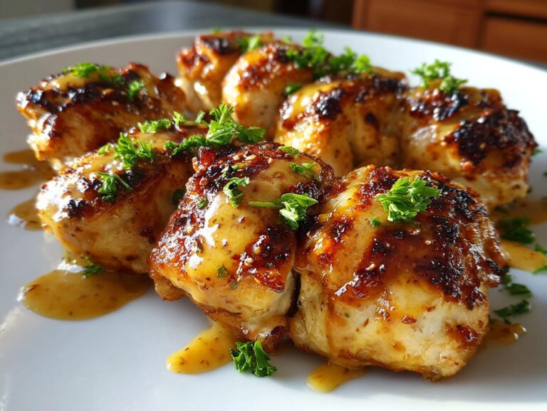 Pan Seared Chicken with zesty Lemon Mustard Sauce