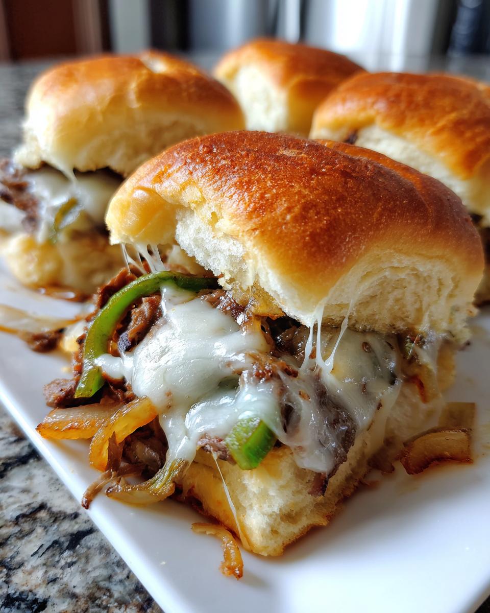Philly Cheese Steak Sliders - detail 2