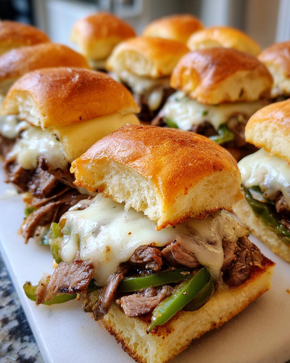 Philly Cheesesteak Sliders Recipe - detail 3