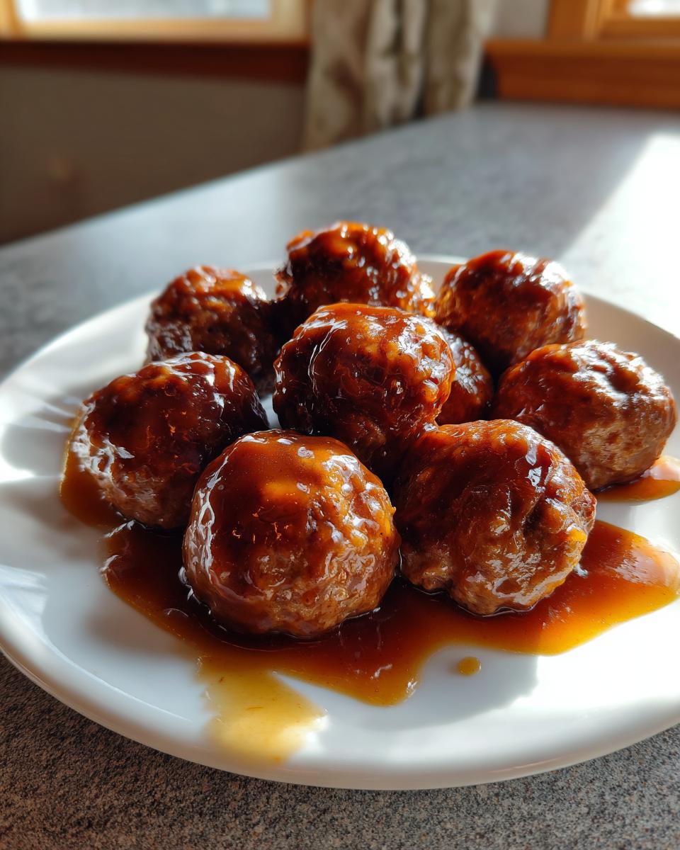 Slow Cooker Salisbury Steak Meatballs - detail 2