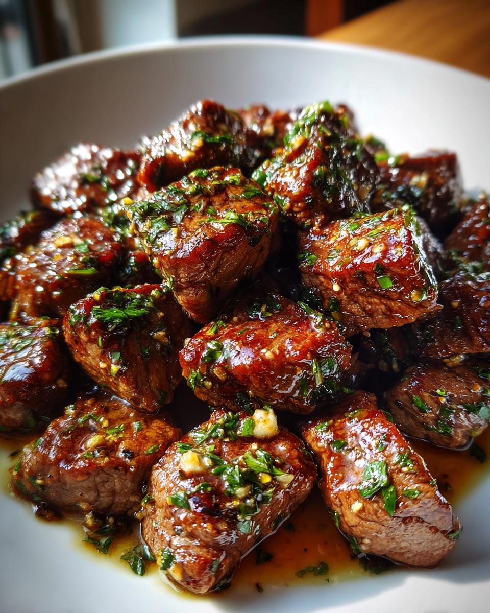 Steak Bites with Garlic Butter - detail 3