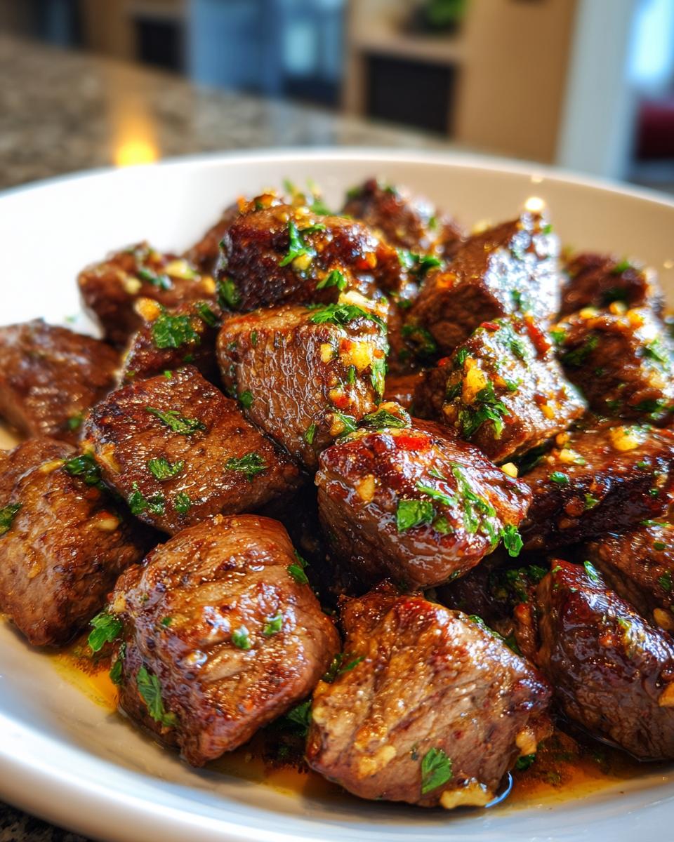Steak Bites with Garlic Butter - detail 4