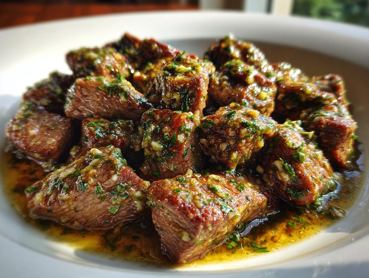 Steak Bites with Garlic Butter