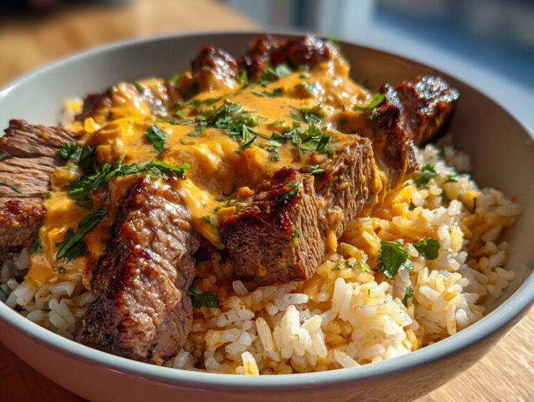 Steak & Queso Rice