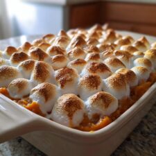 Sweet Potato Casserole with Marshmallows