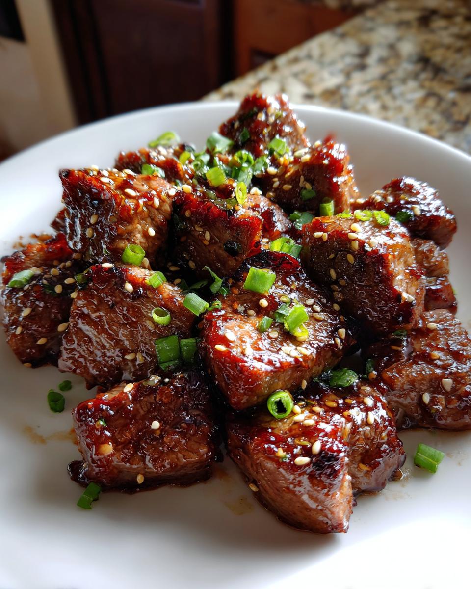 Sweet and Sticky Steak Bites - detail 2