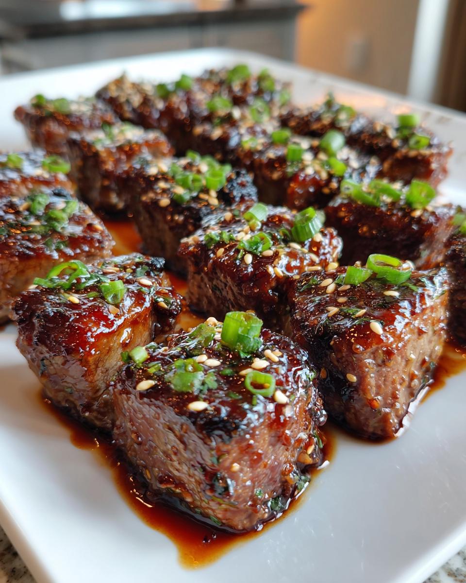 Sweet and Sticky Steak Bites - detail 3