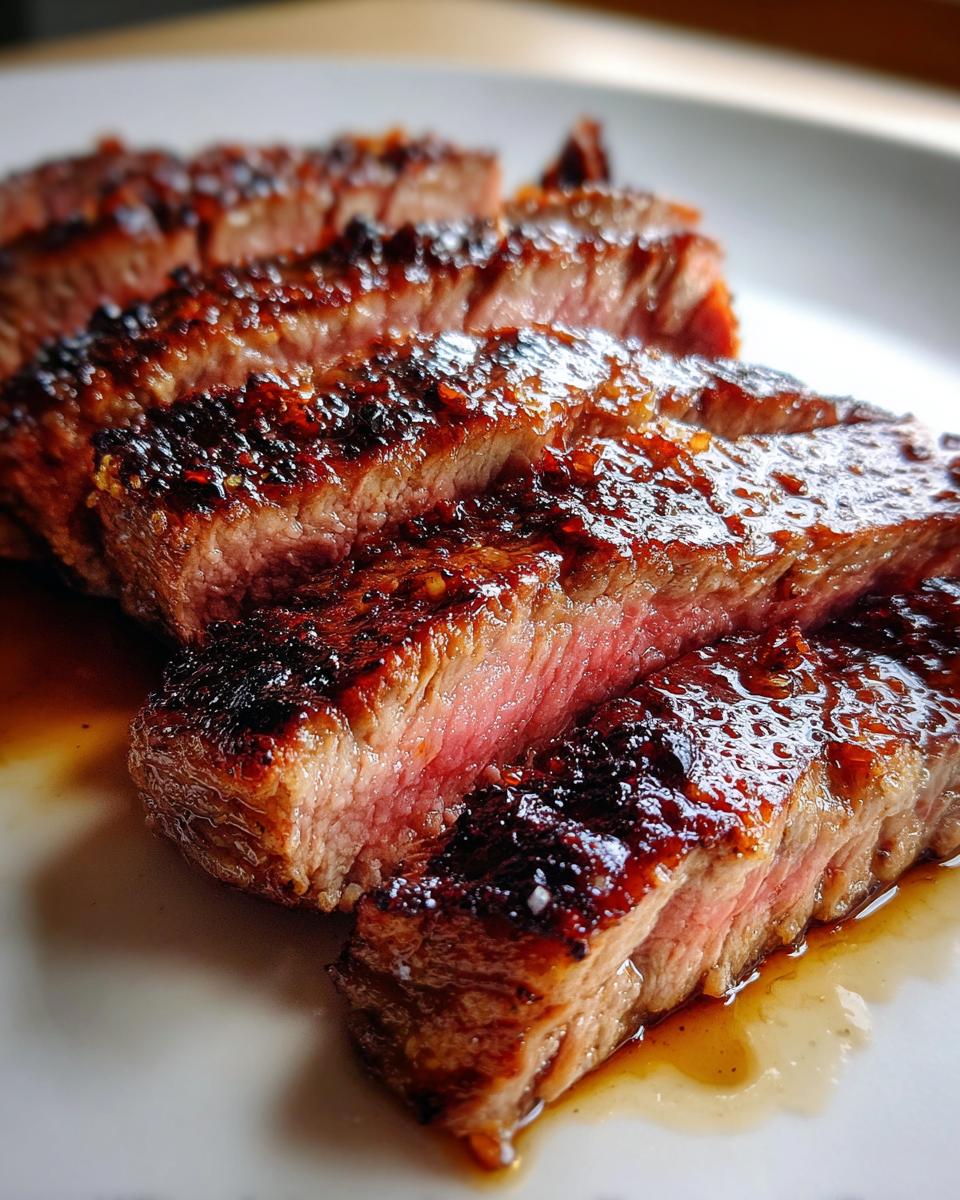 Tender flank steak - detail 1