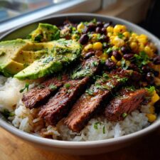Juicy Cilantro Lime Steak Bowl in 30 Minutes Flat