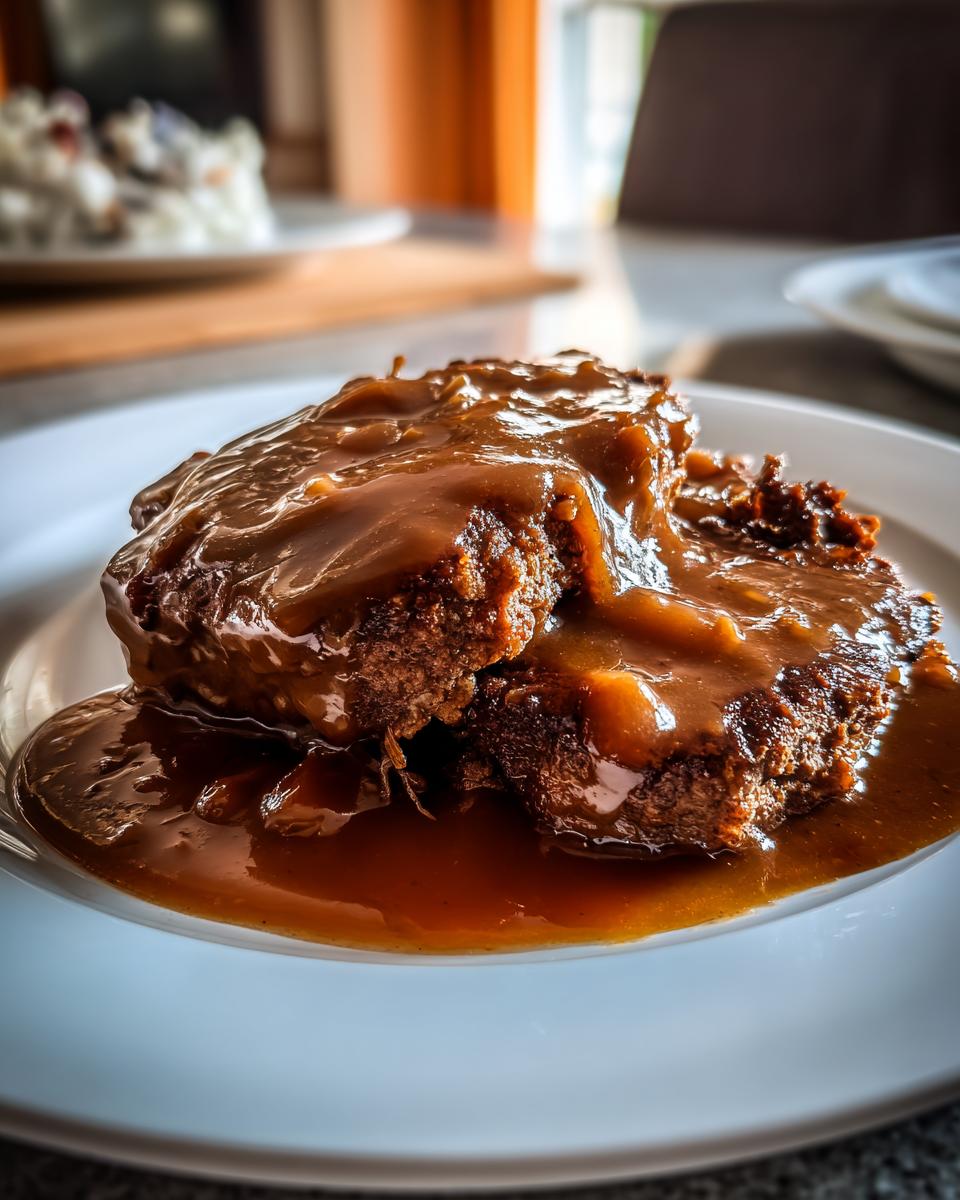 cube steak with gravy - detail 3