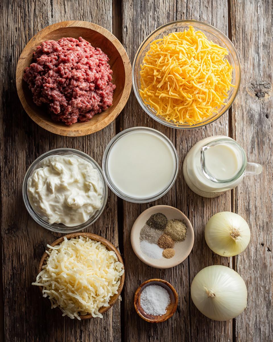 Cheesy Hamburger Hashbrown Casserole - detail 1