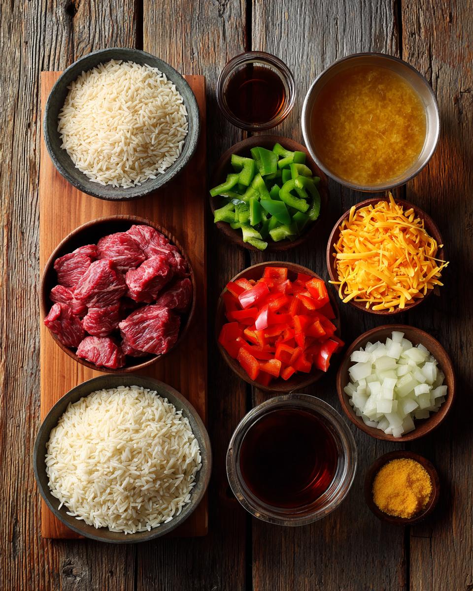 Cheesy Steak and Rice Skillet - detail 1