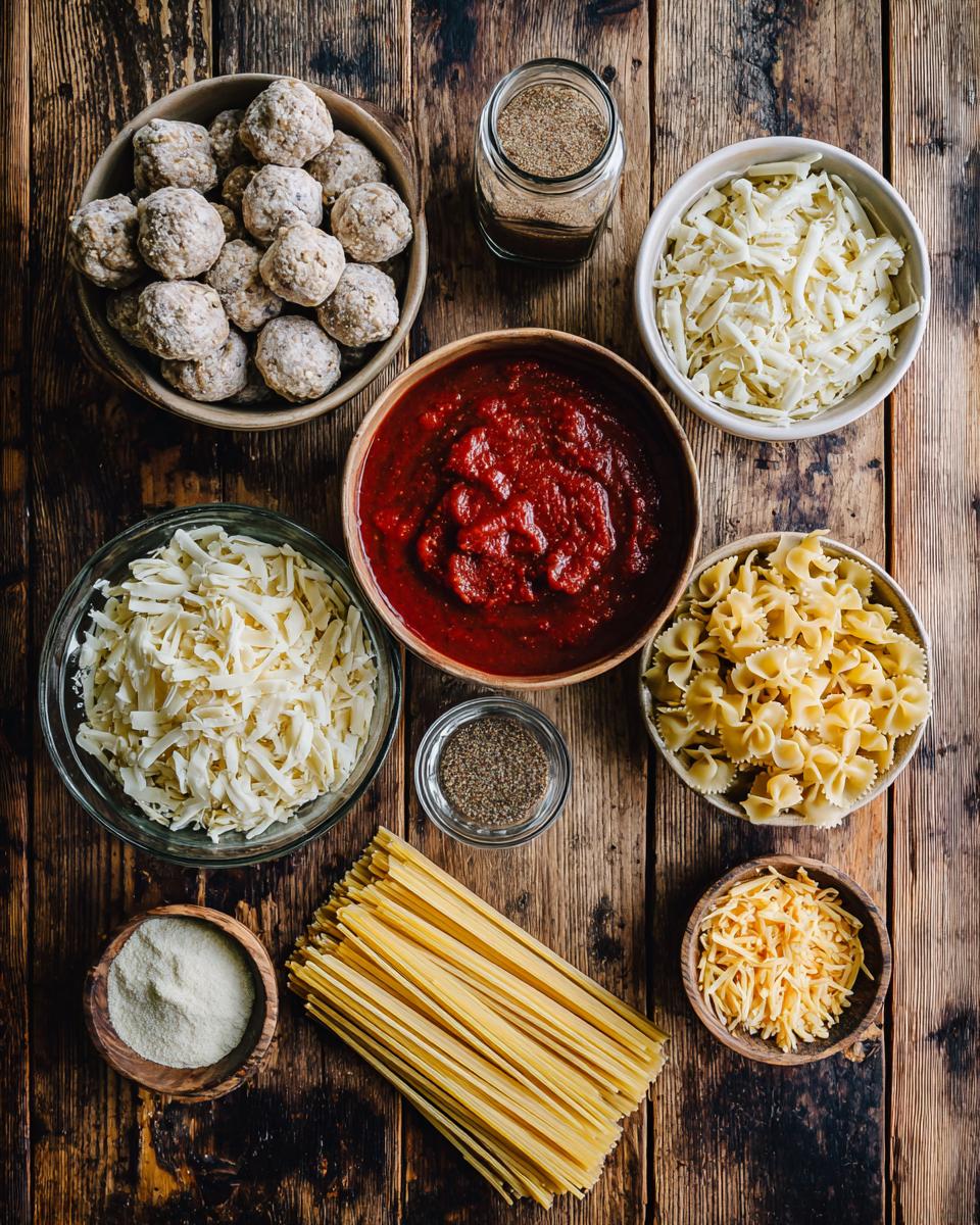 Dump and Bake Meatball Casserole - detail 1