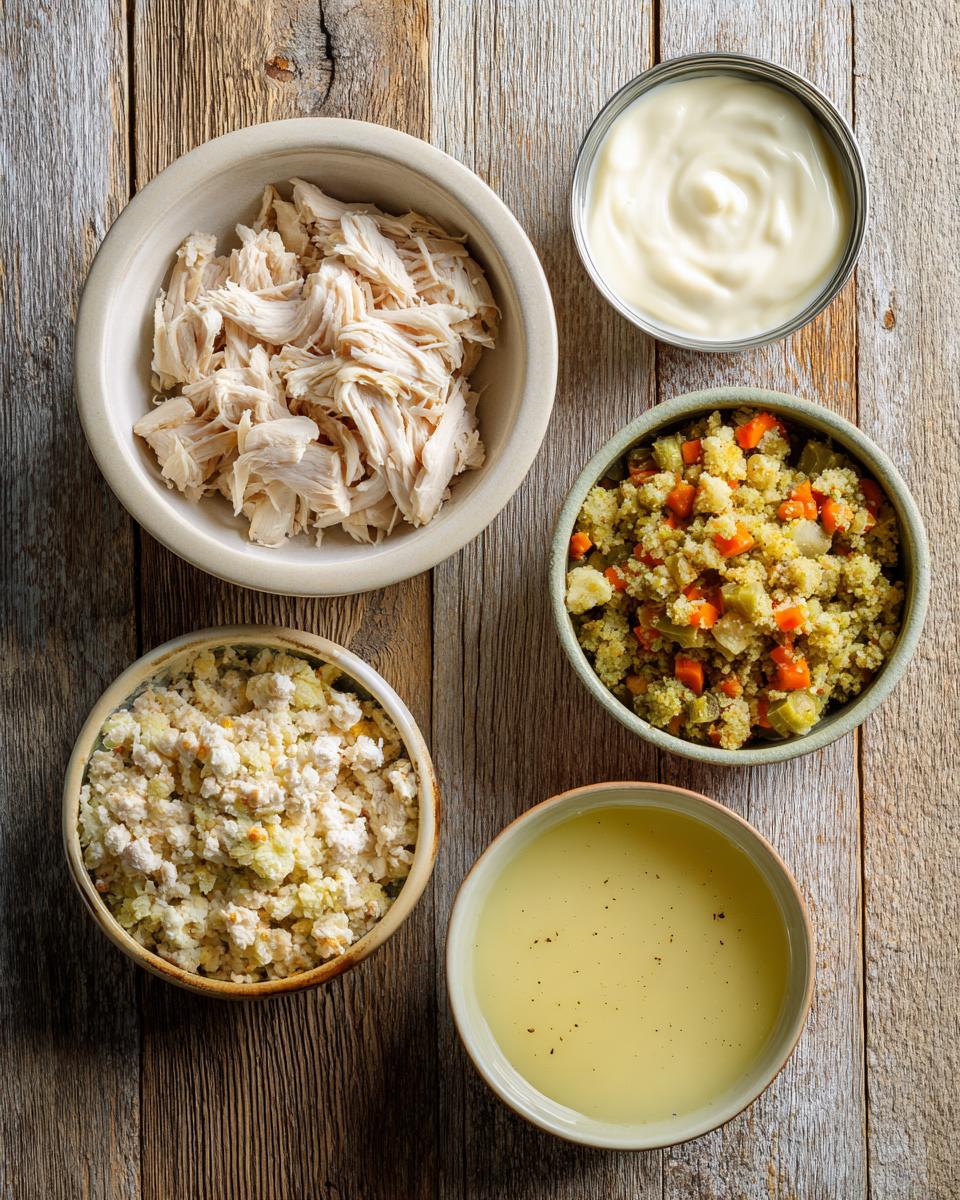 Easy Chicken & Stuffing Casserole - detail 1