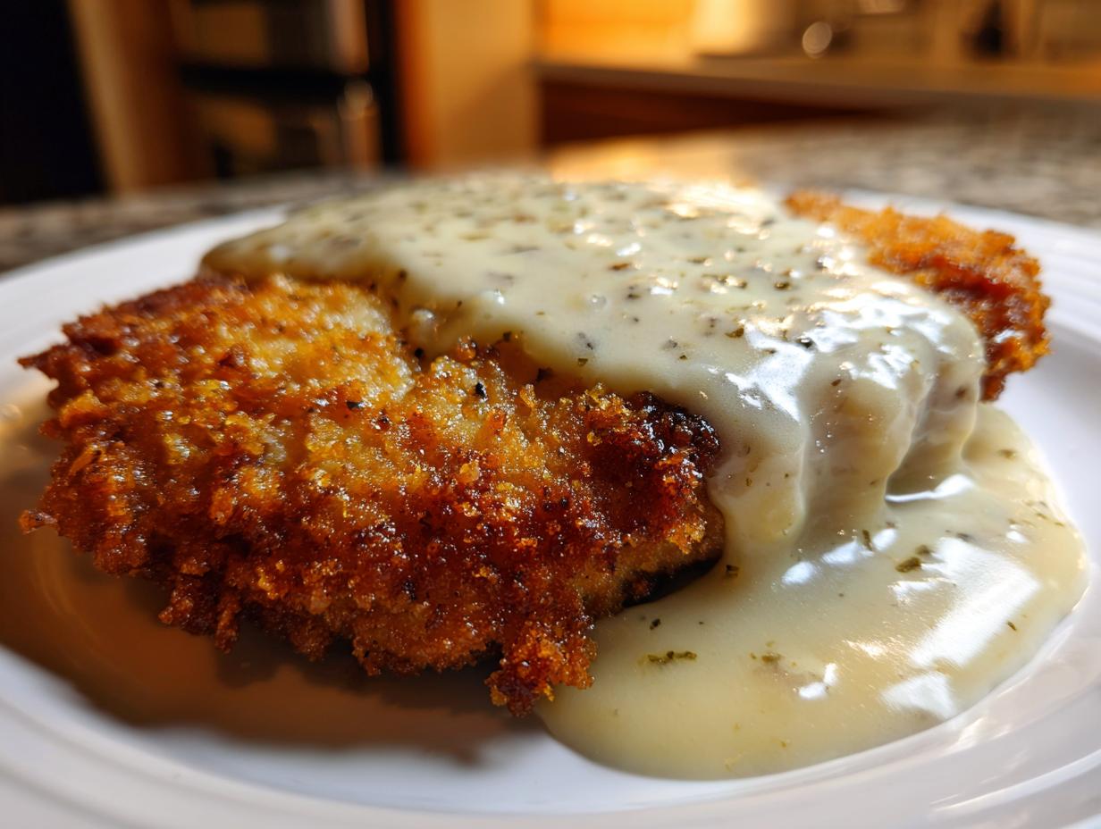 the best ever chicken fried steak with white gravy