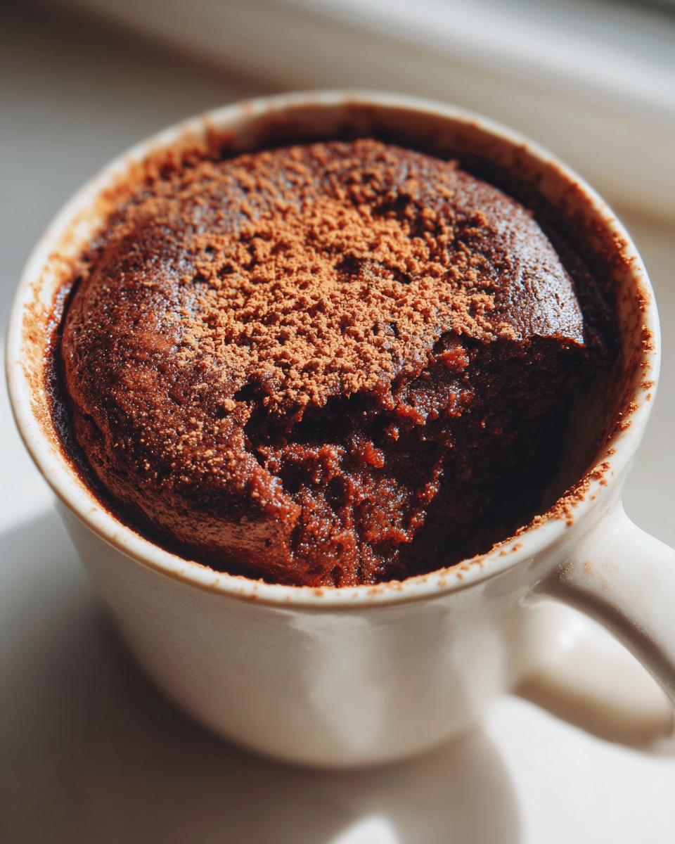 1 Minute Chocolate Mug Cake - detail 2
