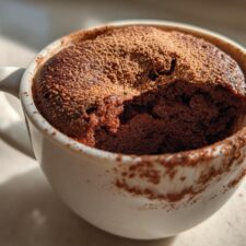 One-Minute Chocolate Mug Cake