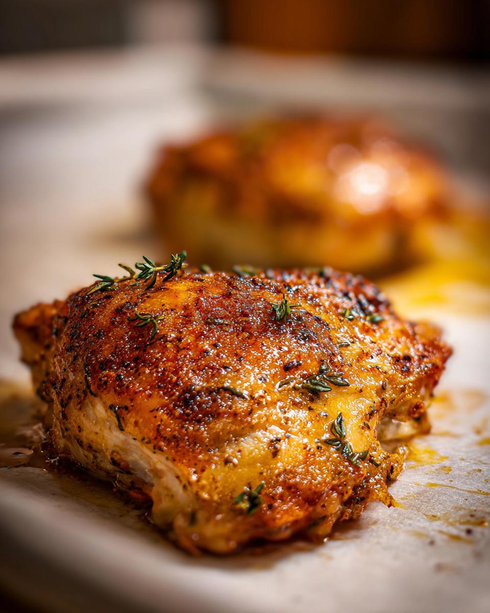 30-Minute Oven Baked Chicken Thighs - detail 2