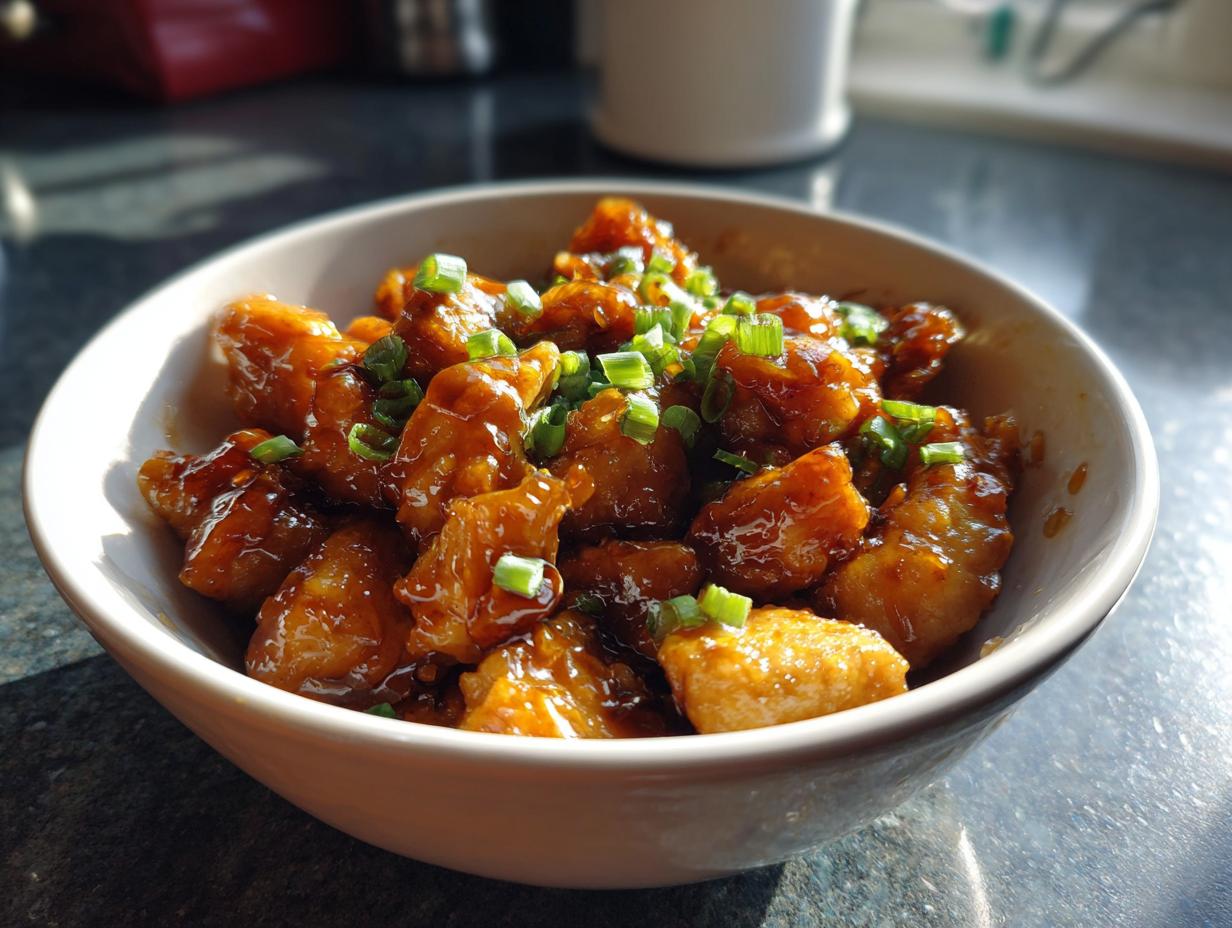 4-ingredient Orange Chicken