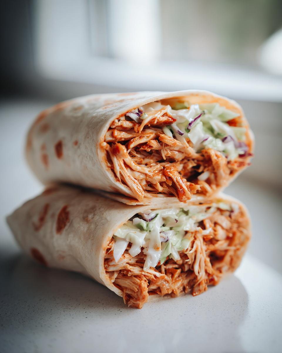 BBQ Chicken Coleslaw Wraps - detail 2