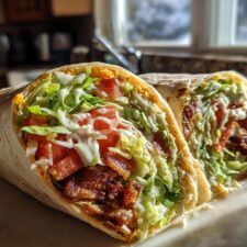 Best BLT Wraps with Secret Sauce