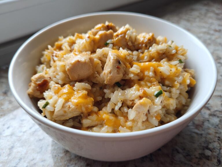 Cheesy Chicken and Rice Recipe