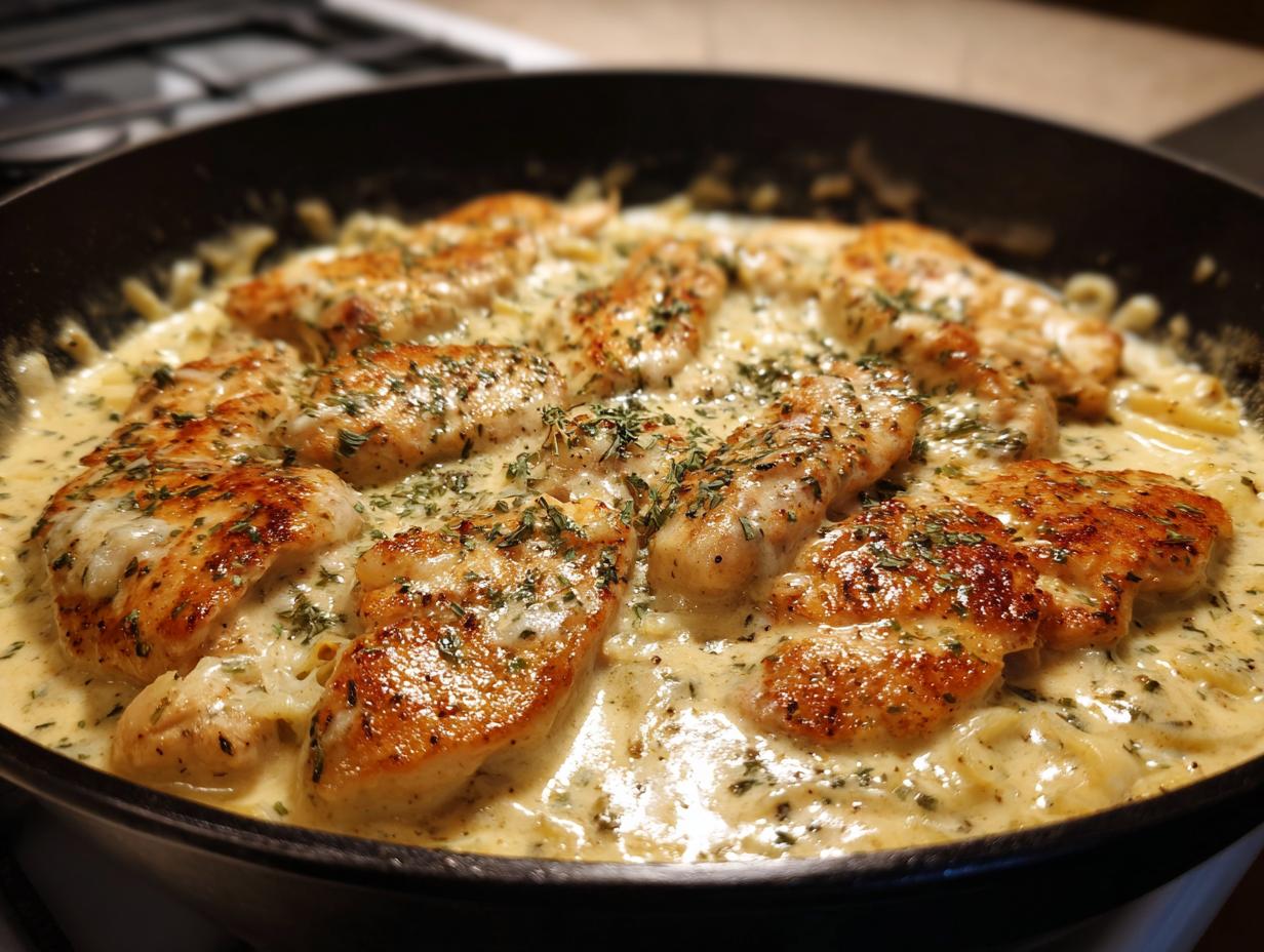 Chicken Alfredo Without Pasta