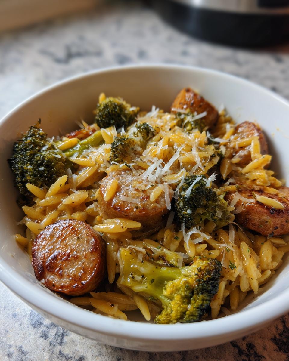 Chicken Sausage Broccoli Orzo - detail 2