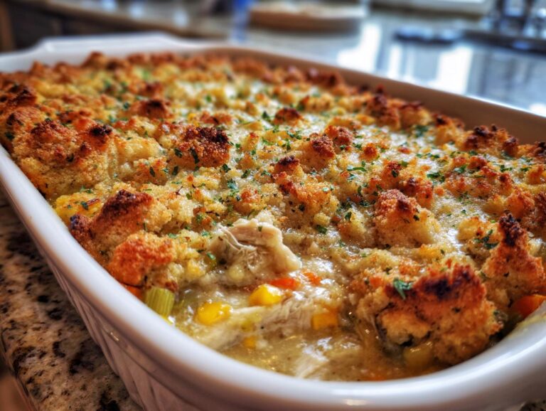 Chicken & Stuffing Casserole