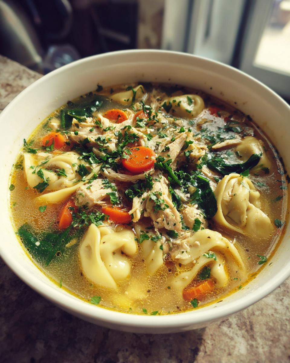Chicken Tortellini Soup Recipe - detail 2