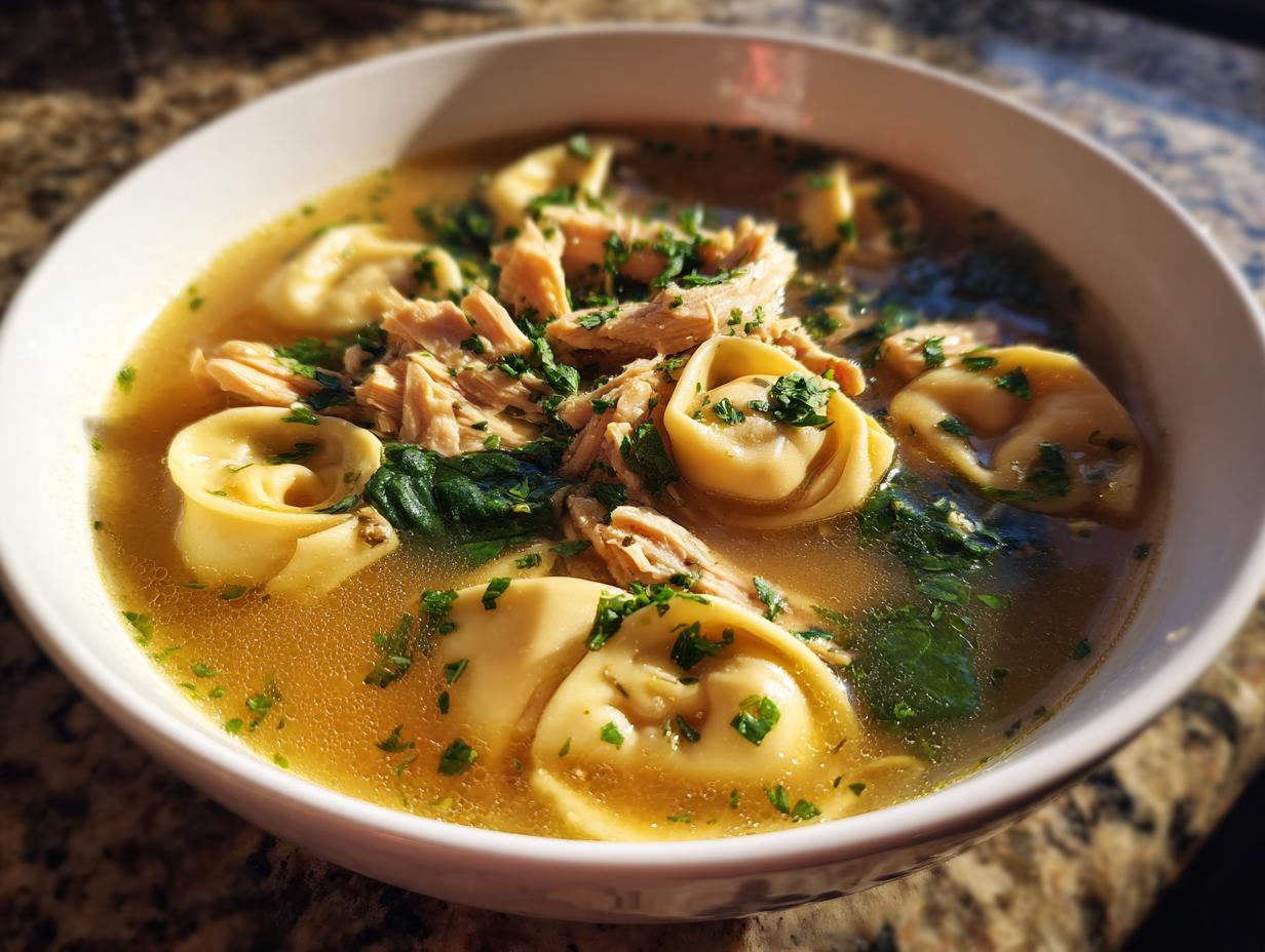 Chicken Tortellini Soup Recipe