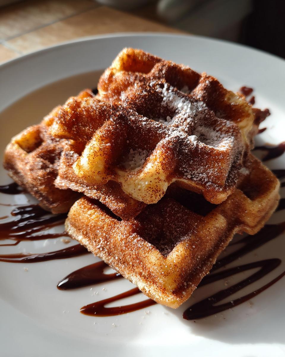 Churro Waffles - detail 2