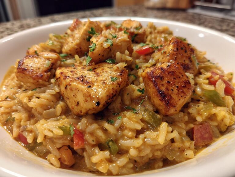 Creamy Cajun Chicken & Rice