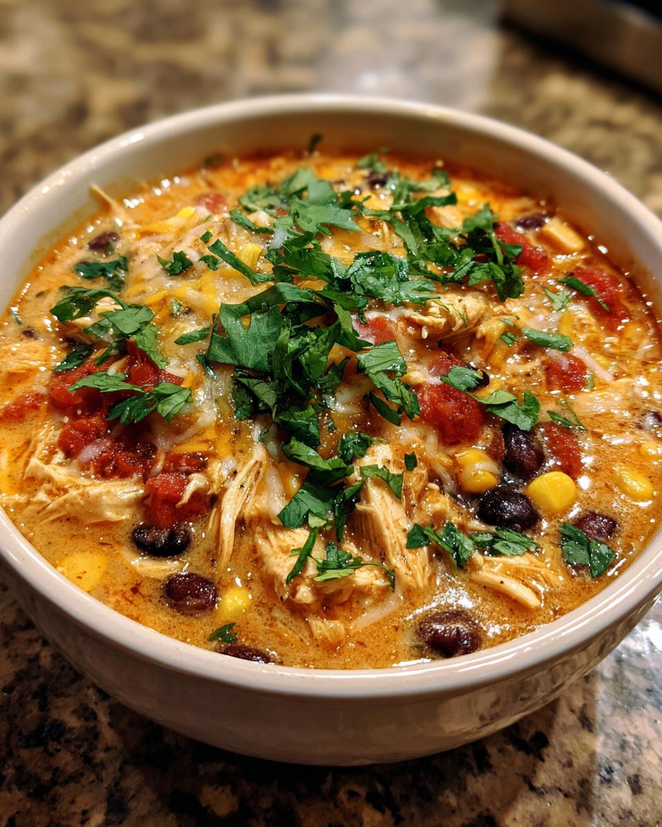 Creamy Chicken Enchiladda Soup - detail 2