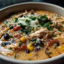 Creamy Chicken Enchilada Soup