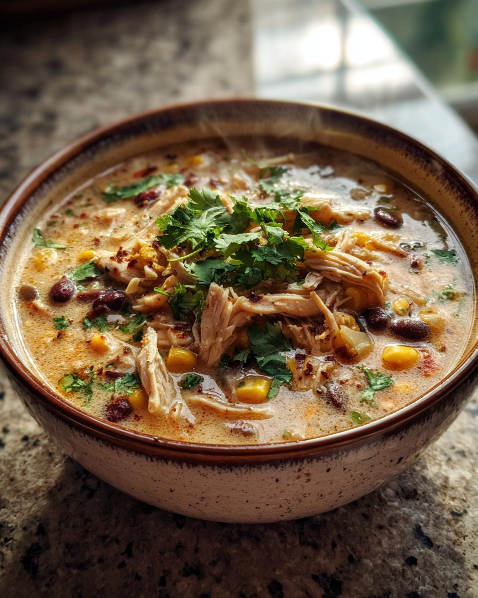 Creamy Chicken Taco Soup - detail 2