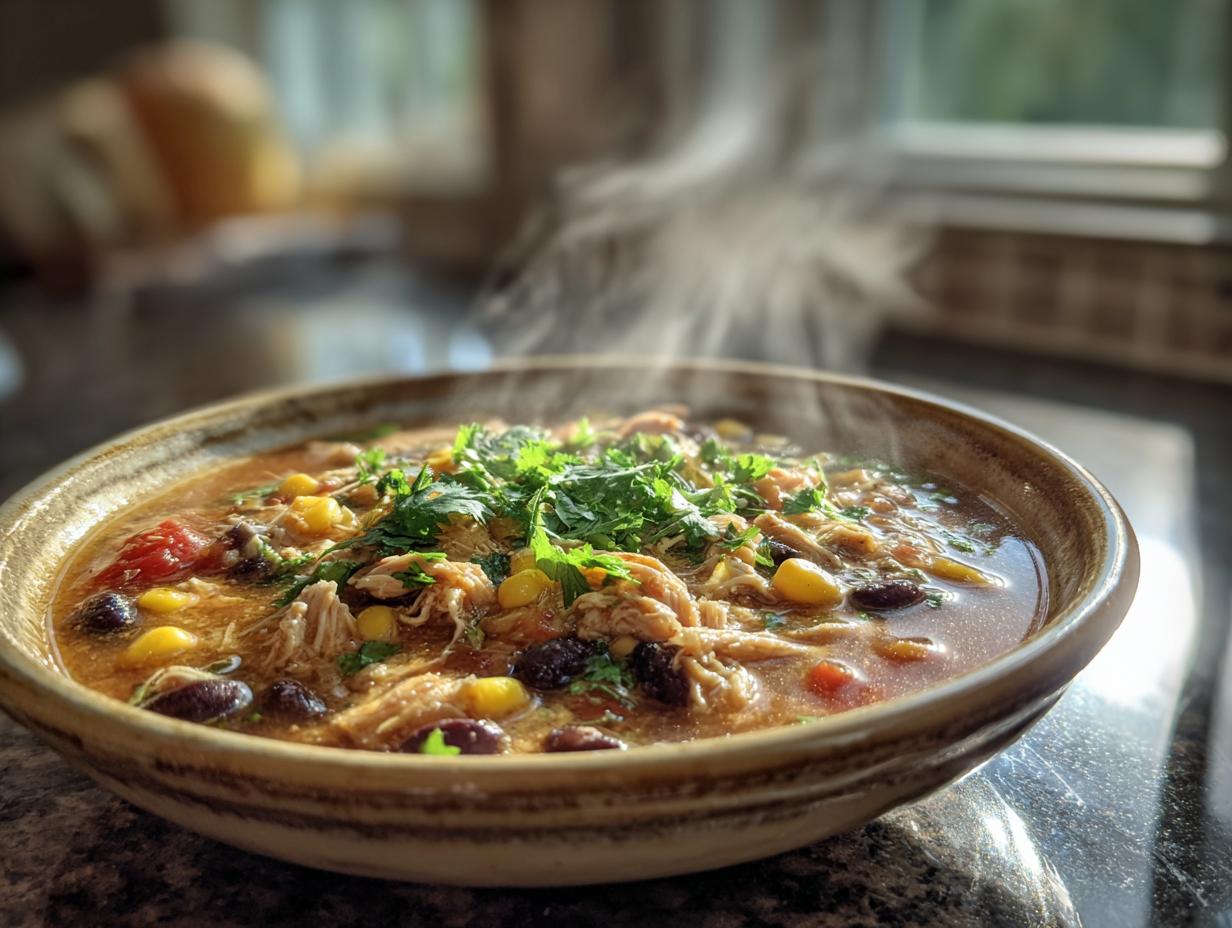 Creamy Chicken Taco Soup