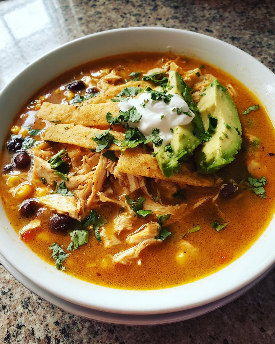 Creamy Chicken Tortilla Soup - detail 2