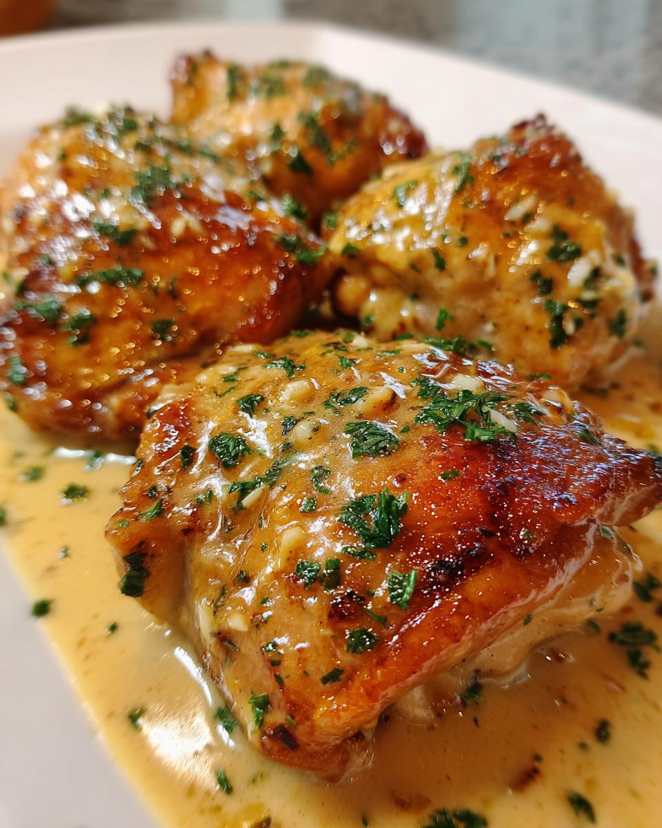 Creamy Oven Baked Chicken Thighs - detail 2