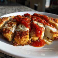 Crispy Baked Chicken Parmesan