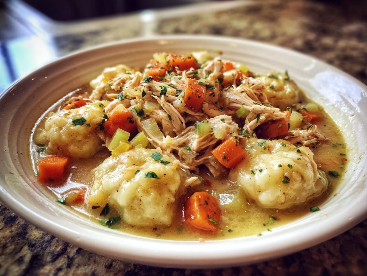 Crock Pot Chicken & Dumplings
