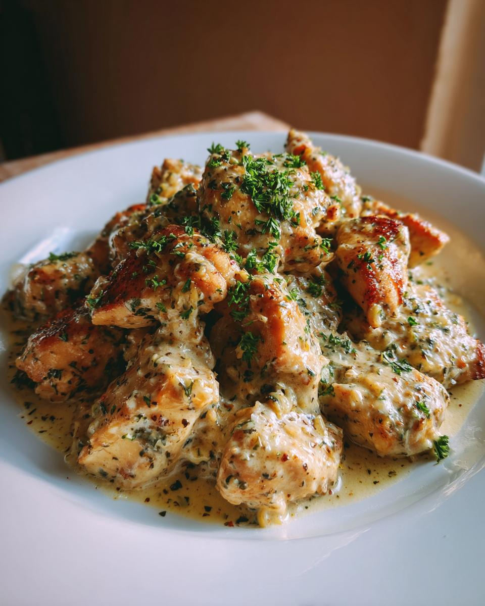 Crockpot Creamy Garlic Parmesan Chicken - detail 2